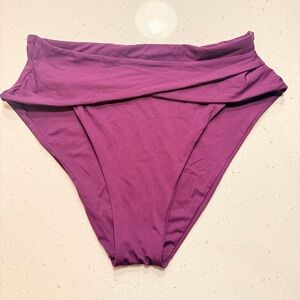 BECCA High Waisted Bikini Bottom Size Medium
Purple Plum